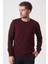 Rio De Janeiro WTRK1000 O Yaka Slim Fit Pamuklu Triko Bordo 3