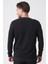 Guarulhos 2024-36 O Yaka Slim Fit Pamuklu Venezia Triko Siyah Antrasit 4