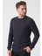 São Luís 2023630 Slim Fit Pamuklu Venezia Spor Yaka Triko Lacivert Antrasit 3