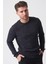 São Luís 2023630 Slim Fit Pamuklu Venezia Spor Yaka Triko Lacivert Antrasit 4