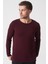 Belo Horizonte 1111 Slim Fit Basic Torba Sosisyaka Triko Bordo 1