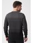 Manaus 3085 Slim Fit Pamuklu O Yaka Triko Siyah 4