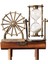 Retro Tekerlek Kum Icı Icı Dekoratif Kum 145X65X175MM Yükseltme Altın (Yurt Dışından) 1