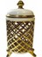 Azra Kavanoz Küçük Boy 17CM Krem-Gold ASF027 1