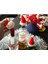 Alkol Şişelerine Uyumlu Noel Şapkası - Yılbaşı Süsleri (3 Adet) 1