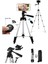 Bluetooth Kumandalı Gri Tripod Profesyonel Telefon/kamera Tutucu Tripod + çanta hediyeli 3