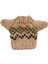 Bebek Örgü Giysiler Sevimli Minyatür Kazak 17CM Kolye Bebek Dekor Kahverengi (Yurt Dışından) 1