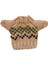 Bebek Örgü Giysiler Sevimli Minyatür Kazak 17CM Kolye Bebek Dekor Kahverengi (Yurt Dışından) 2