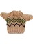 Bebek Örgü Giysiler Sevimli Minyatür Kazak 17CM Kolye Bebek Dekor Kahverengi (Yurt Dışından) 3