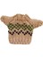Bebek Örgü Giysiler Sevimli Minyatür Kazak 17CM Kolye Bebek Dekor Kahverengi (Yurt Dışından) 5