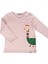 Organik Dino Baskılı Patikli Pembe Baharlık Unisex Bebek Takım 2
