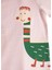 Organik Dino Baskılı Patikli Pembe Baharlık Unisex Bebek Takım 3