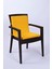 Papatya Süngerli Arkalıklı Sandalye Minderi Özel Dikişli Bağcıklı 40X80 cm 1