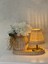 Rattan Set Masa Lambası-Düzenleyici Sepet-Vazo & Ortanca Çiçek 4'lü Set 1