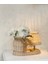 Rattan Set Masa Lambası-Düzenleyici Sepet-Vazo & Ortanca Çiçek 4'lü Set 2