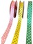 3 Makara Pembe, Sarı , Yeşil Puantiye Baskılı Kurdele 1,5 cm 5 5 5 mt 135010/011/012 2