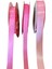 3 Makara Pembe Saten ve Grogren Kurdele, 1 cm ve 1,5 cm 5+5+5 mt 100641/513 120087 1