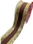 Kahverengi Altın Simli Geçişli Paketlik Kurdele 4 cm 3 mt 135 087 1