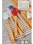5 Parça Bambu Saplı Mini Silikon Spatula,kaşık,fırça Seti- Yüksek Kalite Silikon Set-Bpa Free 1