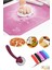 Silikon Hamur Açma MATI(40X50) + Hamur Spatulası + Pizza Hamur Kesme Aleti Seti 1