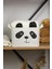 Panda Desenli Dikdörtgen Sepet Organizer 25 x 15 x 18 4