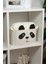 Panda Desenli Dikdörtgen Sepet Organizer 25 x 15 x 18 5