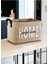 Home Baskılı Jüt Havlu Çamaşır Kirli Oyuncak Sepeti 30 x 22 x 18 1