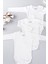 ® 3'lü Uzun Kollu Bebek Zıbın Seti 100% Pamuklu Ribana Çıtçıtlı Atlet, Body Zıbın Unisex ( 1