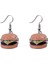Hamburger Mini Küpe Gıda Küpe Kola Kutuları Hamburger Pizza Sosisli Ekmek Küpe Damla Küpe Kanca Küpe (Yurt Dışından) 1