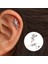 Gül Altın Tarzı 1 Adet Cz Hayvan Kertenkele Kıkırdak Küpe Kertenkele Sürüngen Helix Inci Kulak Piercing Takı Tragus Corew Geri Küpe (Yurt Dışından) 3