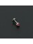 Kırmızı Stil 1,2 mm x 6 mm x 3 mm 1 Adet Ateş Opalı Küpe Studs Triple Helix Piercing Cerrahi Çelik Labret Dudağa Buruna Vücut Takıları Conch Tragus Kıkırdak Kulak Delme (Yurt Dışından) 1