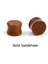 Mor Tarzı 10 mm 1 Çift Doğal Reiki Taşı Plug Ametist Kulak Genişletici Howlite Obsidyen Çift Flared Tünel Taş Kulak Tıkaçları Kulak Delikleri Gerdirici Vücut Piercing Takıları (Yurt Dışından) 5