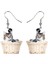 Kahverengi Tarzı Kadın Kız Çocuklar Için Akrilik Karikatür Sevimli Kedi Küpe Düşen Dangle Moda Hayvan Takıları Pet Charms Hediye (Yurt Dışından) 4