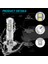 Far LED Ampul, 4 Adet H1 LED Far Sis Farı Sürüş Lambası Ampulleri 6000K Süper Beyaz 200W, Gümüş (Yurt Dışından) 4