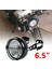 Far, Retro Vintage Motosiklet Evrensel Yan Montaj 35W 6.5 Inç Şeffaf Far Cafe Racer Izgara + Braket Seti, Gümüş ve Siyah (Yurt Dışından) 3