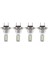 LED Ampuller, 4 Adet Mini H7 + Kombo LED Far Kiti Ampuller Uzun Kısa Far 240W 52000LM 6000K Süper Beyaz, Gümüş (Yurt Dışından) 2