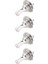 LED Ampuller, 4 Adet Mini H7 + Kombo LED Far Kiti Ampuller Uzun Kısa Far 240W 52000LM 6000K Süper Beyaz, Gümüş (Yurt Dışından) 3