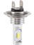 LED Ampuller, 4 Adet Mini H7 + Kombo LED Far Kiti Ampuller Uzun Kısa Far 240W 52000LM 6000K Süper Beyaz, Gümüş (Yurt Dışından) 4