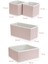 4'lü Pudra Çizgili Dolap,çekmece Içi Organizer Düzenleyici Seti 28 x 28 x 13-28 x 13 x 13-13 x 13 x 13 3