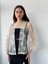 Tasarım Tül Mini Kimono Kadın Krem 1