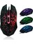 Gaming Mouse USB Işık Çatlak 6 Tuşlu Kablolu Fare Renkli Fare (Yurt Dışından) 2