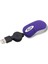 Mini USB Kablolu Fare Geri Çekilebilir Minik Küçük Fare 1600 Dpı Optik (Yurt Dışından) 1