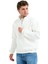 Regular Fit Dik Yaka Yarı Fermuarlı Şardonlu Ekru Erkek Sweatshirt - Prime 4