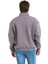 Regular Fit Dik Yaka Yarı Fermuarlı Şardonlu Gri Erkek Sweatshirt - Prime 4