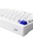 MOD 007B PC Blue on White RGB Kablosuz Hotswap Mekanik Gaming Klavye 4