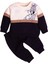 Pamuklu Bugs Bunny Baskılı Tatlı Unisex Bebek&Çocuk 2'Li Alt Üst Eşofman Takım 1