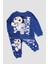 Pamuklu Astronot Mickey Mause Baskılı Tatlı Unisex Bebek&Çocuk 2'Li Alt Üst Eşofman Takım 1