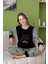 Kadın Regular Fit Desenli Bisiklet Yaka Kışlık Yumuşak Dokulu Polar Pijama Takımı 1