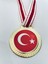 3 Adet Türk Bayrağı Madalyası Dijital Baskılı Madalya 1