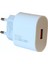 ELB02-20WPD Beyaz 20W Usb-C Şarj Kafa Pd 3.0-Qc4.0(Akıllı Koruma-Hızlı Şarj-Isıya Dayanıklı) 2